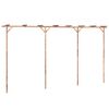 vidaXL Pergola bambus 385 x 40 x 205 cm