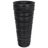 vidaXL Truhl&iacute;k s odn&iacute;matelnou vložkou antracit 18 / 45 l PP r&yacute;hovan&yacute;