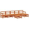 vidaXL Zahradn&iacute; lounge set 7 pcs Voskově Hněd&aacute; Masivn&iacute; borovice