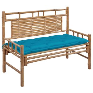 vidaXL Zahradn&iacute; lavice s podu&scaron;kou 120 cm bambus