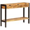vidaXL Př&iacute;born&iacute;k se 3 z&aacute;suvkami 110 x 35 x 75 cm masivn&iacute; mangovn&iacute;k