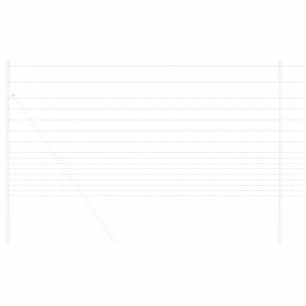 vidaXL Pastevní plot Stříbrná 25 x 1,2 m Pozinkovaná ocel