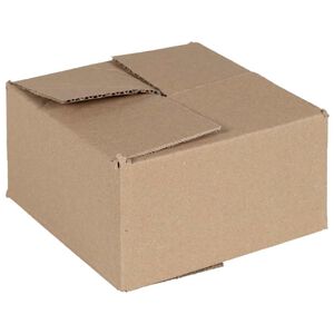 vidaXL Skl&aacute;dac&iacute; box s &uacute;loži&scaron;těm 50 ks Př&iacute;rodn&iacute; 15 x 15 x 8 cm Lepenka
