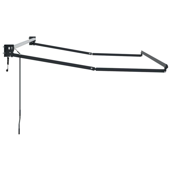 vidaXL Elektrick&yacute; skl&aacute;dac&iacute; r&aacute;m mark&yacute;zy Antracit 3,5 x 2 m Hlin&iacute;k