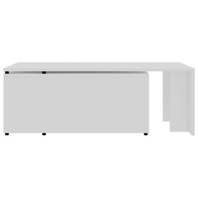 vidaXL Konferenční stolek bílý 150 x 50 x 35 cm dřevotříska
