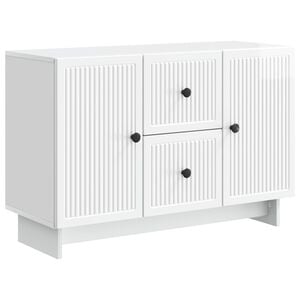 vidaXL Serv&iacute;rovac&iacute; skř&iacute;ň B&iacute;l&aacute; s vysok&yacute;m leskem 89 x 34,5 x 60 cm