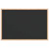 vidaXL Kř&iacute;dov&aacute; tabule s r&aacute;mem z masivn&iacute;ho borovicov&eacute;ho dřeva čern&aacute; 60 x 40 cm