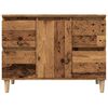 vidaXL Skříňka pod umyvadlo old wood 80 x 33 x 60 cm kompozitní dřevo