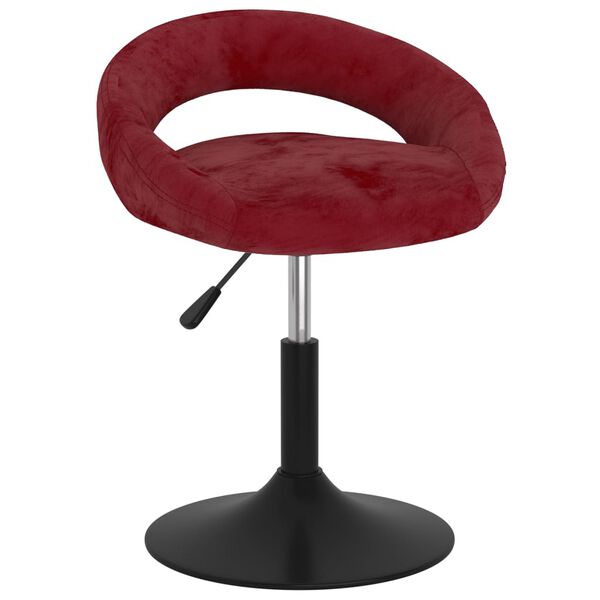 vidaXL Barov&aacute; židle v&iacute;nov&aacute; samet