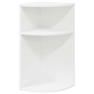 vidaXL Odkl&aacute;dac&iacute; stolek B&iacute;l&aacute; 29,6 x 29,6 x 60 cm Kompozitn&iacute; dřevo