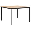 vidaXL J&iacute;deln&iacute; stůl Př&iacute;rodn&iacute; 110 x 110 x 75 cm Masivn&iacute; borov&eacute; dřevo
