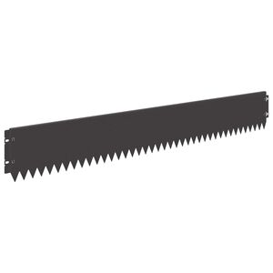 vidaXL Okraj tr&aacute;vn&iacute;ku 20 ks 103 x 15 cm Ocel Čern&aacute;