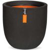 Capi Kulatý květináč Urban Smooth 54 x 52 cm černý KBL935