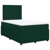vidaXL Box spring postel s matrac&iacute; tmavě zelen&aacute; 120x190 cm samet