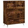 vidaXL Skř&iacute;ň highboard kouřov&yacute; dub 69,5 x 34 x 180 cm kompozitn&iacute; dřevo