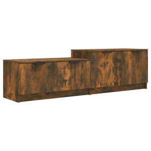 vidaXL TV skř&iacute;ňka kouřov&yacute; dub 158,5 x 36 x 45 cm kompozitn&iacute; dřevo