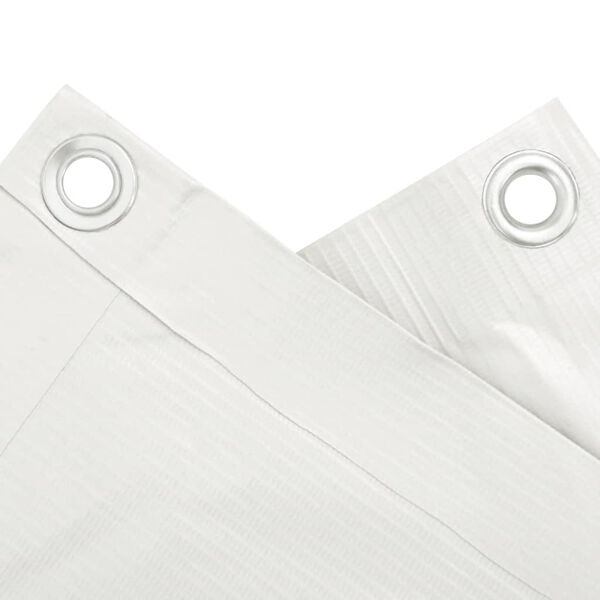 vidaXL Balkonov&aacute; z&aacute;stěna b&iacute;l&aacute; 400 x 75 cm PVC