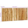 vidaXL Čelo postele 120 cm masivn&iacute; dřevo Ak&aacute;cie