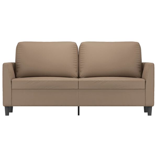 vidaXL 2m&iacute;stn&aacute; pohovka cappuccino 140 cm uměl&aacute; kůže