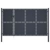 vidaXL Zahradn&iacute; br&aacute;na ocelov&aacute; 350 x 175 cm antracitov&aacute;