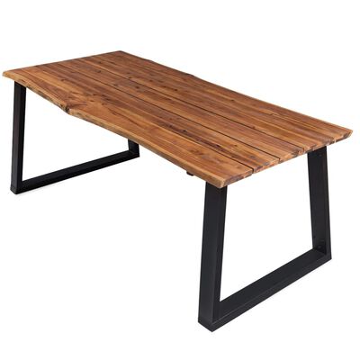 vidaXL Jídelní stůl 170 x 90 x 75 cm masivní akáciové dřevo