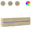 vidaXL N&aacute;stěnn&aacute; TV skř&iacute;ňka s LED dub sonoma 180 x 31 x 45 cm
