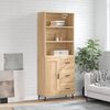 vidaXL Skř&iacute;ň highboard dub sonoma 69,5 x 34 x 180 cm kompozitn&iacute; dřevo
