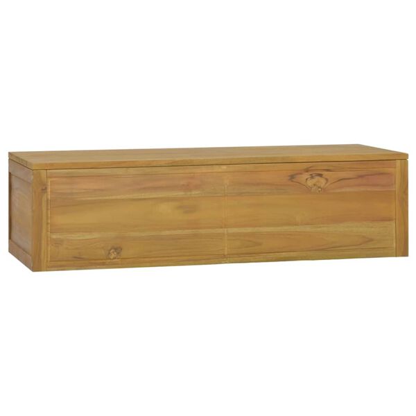 vidaXL N&aacute;stěnn&aacute; koupelnov&aacute; skř&iacute;ňka 110 x 45 x 30 cm masivn&iacute; teak
