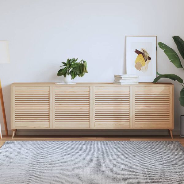 vidaXL N&aacute;bytkov&aacute; dv&iacute;řka lamelov&yacute; design 4 ks 61,5 x 59,4 cm borovice