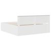 vidaXL R&aacute;m postele s čelo B&iacute;l&aacute; 180 x 200 cm kompozitn&iacute; dřevo