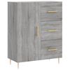 vidaXL Skř&iacute;ň highboard &scaron;ed&aacute; sonoma 69,5 x 34 x 180 cm kompozitn&iacute; dřevo