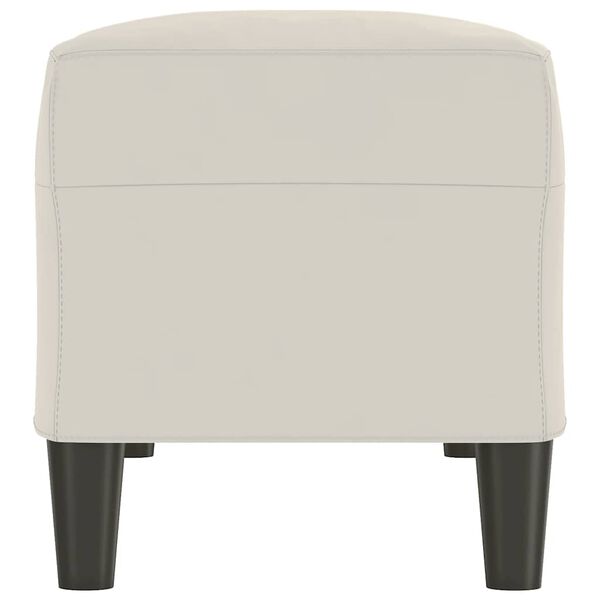 vidaXL Lavice krémová 100 x 35 x 41 cm samet