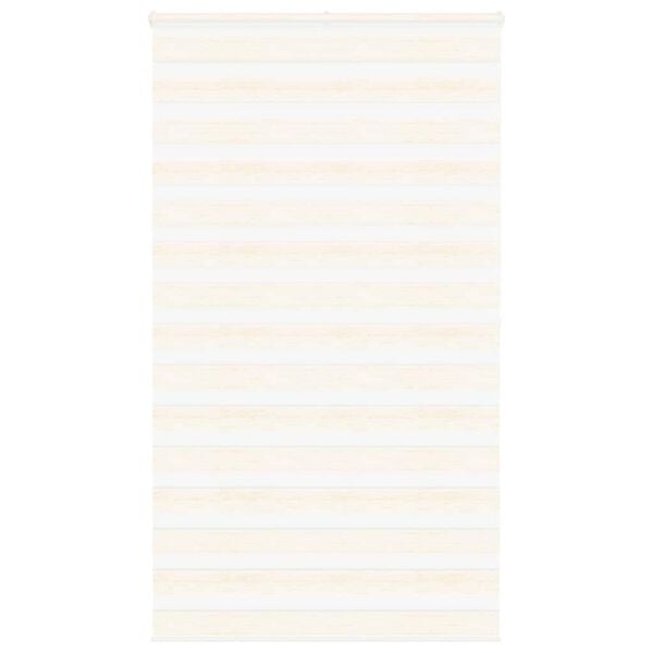 vidaXL Zebra roleta mramorově b&eacute;žov&aacute; &scaron;&iacute;řka l&aacute;tky 130,9 cm polyester