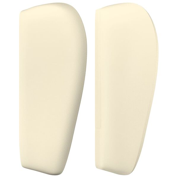 vidaXL Čelo postele typu u&scaron;&aacute;k kr&eacute;mov&eacute; 93x23x78/88 cm uměl&aacute; kůže