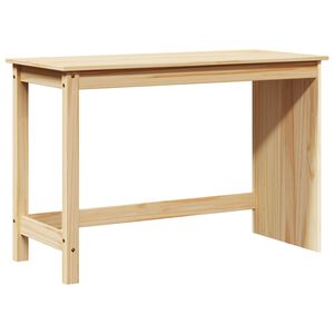 vidaXL Stůl Hněd&aacute; 112 x 50 x 75 cm Masivn&iacute; borovicov&eacute; dřevo