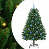 vidaXL Uměl&yacute; v&aacute;nočn&iacute; stromeček 150 cm 150 LED Tepl&aacute; b&iacute;l&aacute; PVC a ocel