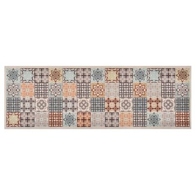 vidaXL Kuchyňský koberec pratelný barevná mozaika 60 x 300 cm
