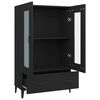 vidaXL Highboard čern&yacute; 70 x 31 x 115 cm kompozitn&iacute; dřevo