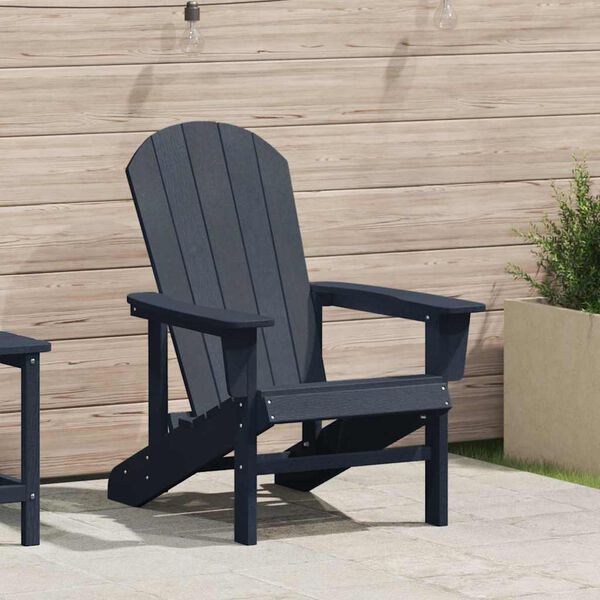 vidaXL Adirondack židle N&aacute;mořnick&aacute; modr&aacute; 82 x 74 x 92 cm HDPE