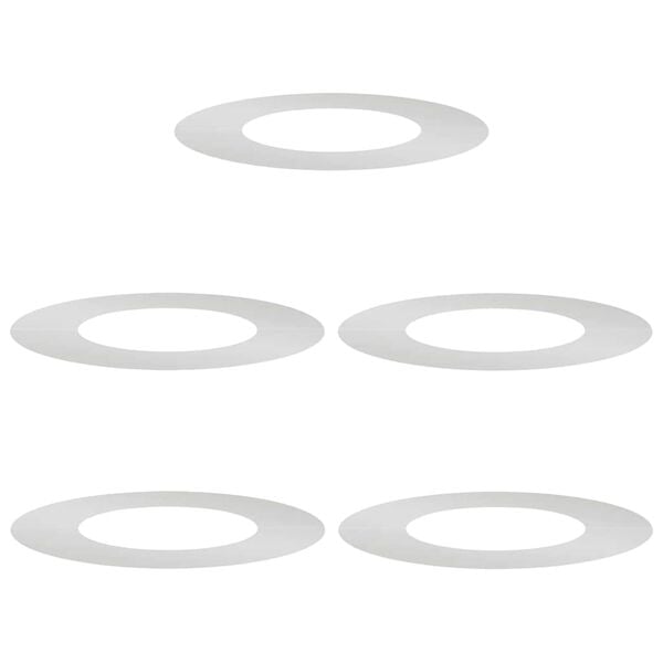 vidaXL vhodn&eacute; pro ploch&eacute; stromov&eacute; kroužky 5 pcs Stř&iacute;brn&aacute; &Oslash;40 / 70 cm