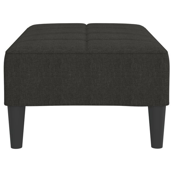 vidaXL Podnožka čern&aacute; 78 x 56 x 32 cm textil