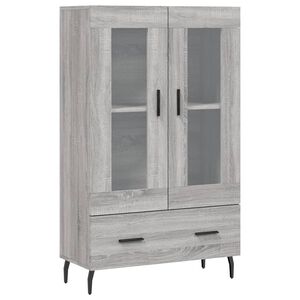 vidaXL Skř&iacute;ň highboard &scaron;ed&aacute; sonoma 69,5 x 31 x 115 cm kompozitn&iacute; dřevo