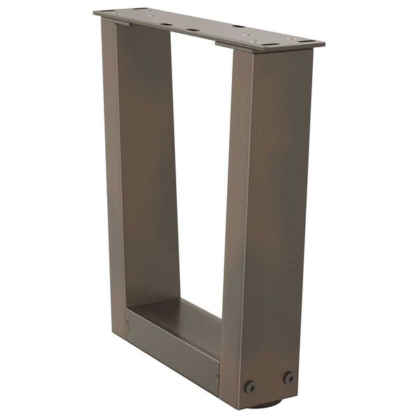 vidaXL Nohy konferenčního stolku ve tvaru V 2 ks přírodní ocel 40 x (30-31,3) cm ocel