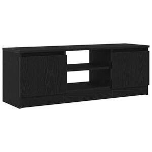 vidaXL TV skř&iacute;ňka Čern&yacute; dub 102x30x36 cm Dřevěn&aacute; konstrukce