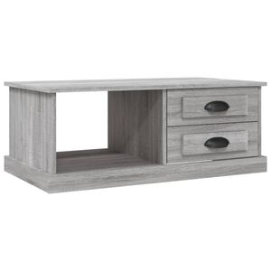 vidaXL Konferenčn&iacute; stolek &scaron;ed&yacute; sonoma 90 x 50 x 35 cm kompozitn&iacute; dřevo