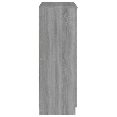 vidaXL Botník šedý sonoma 59 x 35 x 100 cm kompozitní dřevo