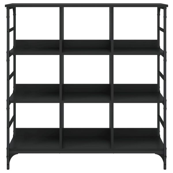 vidaXL Př&iacute;born&iacute;k čern&yacute; 102 x 32 x 103,5 cm kompozitn&iacute; dřevo