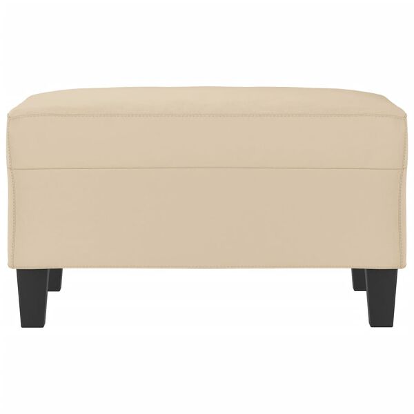 vidaXL Podnožka kr&eacute;mov&aacute; 70x55x41 cm tkanina z mikrovl&aacute;kna