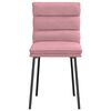 vidaXL J&iacute;deln&iacute; židle 2 ks růžov&eacute; samet
