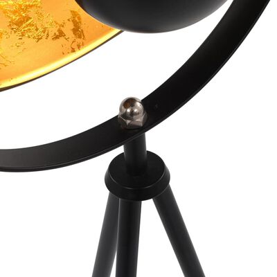 vidaXL Stojací lampa E27 černo-zlatá 31 cm